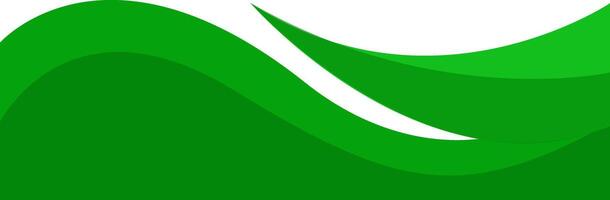 Green curve abstract style border frame illustration banner background design vector