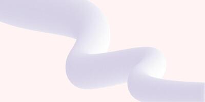 A white curved line on a pink background vector