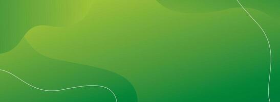 A green background with a curved line vector