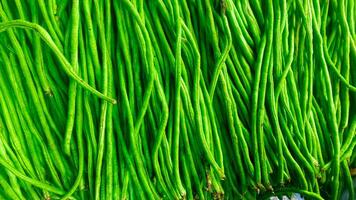Stacks of Green Beans photo