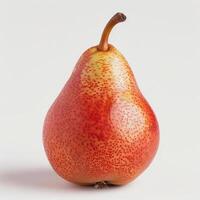 a pear that is sitting on a white surface photo