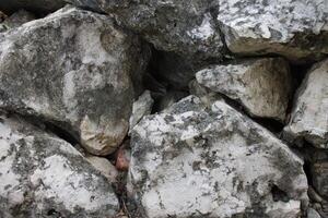 white limestone pile photo