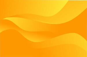 An orange background with wavy lines vector