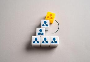 The employee strives to lead the group. To take a leadership position. Violation of subordination and strict hierarchical system. Great ambitions and desire for career growth. Take matters photo