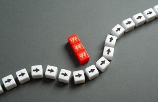 Bypass restrictions and barriers. Weak security systems. Loopholes in laws, bypass rules. Ineffective rules. photo