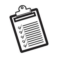 Clipboard with Checklist for Organization and Efficiency vector