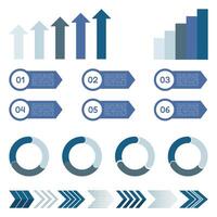 infographic elements set vector