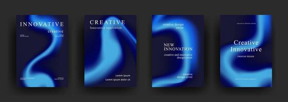 Abstract gradient poster template. Modern Covers Design. Mesh gradient background design. Trendy front page design for Banner, Poster, Flyer, Invitation and Annual Report vector