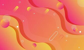 Vibrant abstract background with flowing shapes and dynamic gradients vector