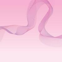 Colorful wavy lines abstract background vector
