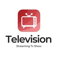 The logo for television streaming tv show vector