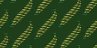 Banana stripes line art seamless background. Abstract pattern wrap design. vector