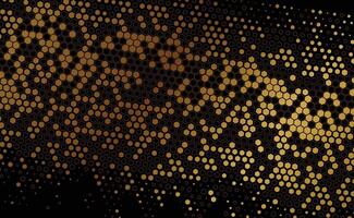 Luxury hexagonal dispersion pattern background vector