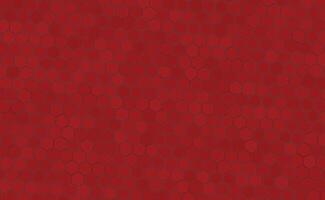 red hexagon pattern background vector