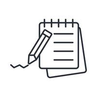content icon. .Editable stroke.linear style sign for use web design,logo.Symbol illustration. vector