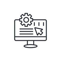 User Interface icon. .Editable stroke.linear style sign for use web design,logo.Symbol illustration. vector