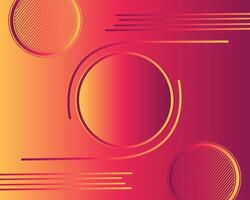 Radial Gradient abstract background with Yellow Red Gradient circle vector