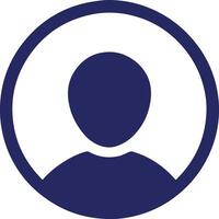 User icon in flat style. Person icon. User icon. vector