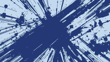 Abstract blue and white splatter pattern distressed grunge background vector