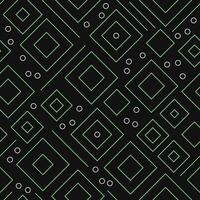 Seamless pattern with randomly scattered squares. Editable stroke. Background template, layout. Apply various pattern brushes for any themed design. vector