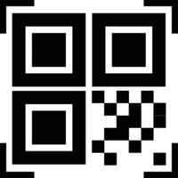 QR Scan Code Icon Symbol vector