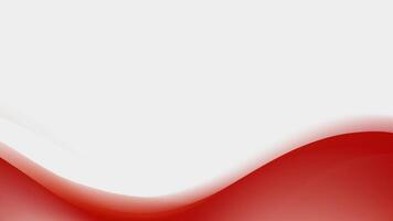 Bold and modern abstract background with a flowing red wave. vector