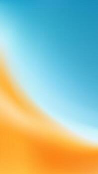 Warm and inviting abstract background with a vertical flowing orange wave. vector