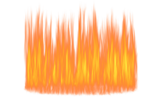 Realistic Fire Flames with Different Shapes and Styles for Creative Visual Effects png