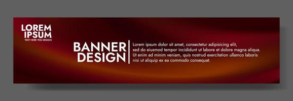 Bold and modern background with a flowing red wave. vector
