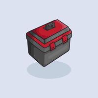 Tool Box Cartoon design illustration and icon for website, digital and print vector