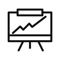 Benchmarking line icon isolated on white background vector