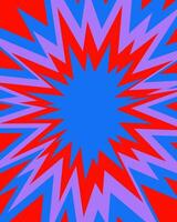 Explosion boomb splash comic retro pattern surprise background copy space layout illustration backdrop print art vector