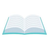 Realistic books illustration , Text books library isolated icon on white vector