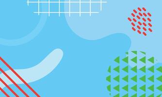 Flat design of abstract geometric background vector