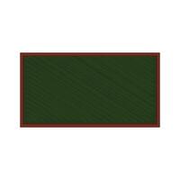 Illustration of a flat blackboard frame isolated on white background vector
