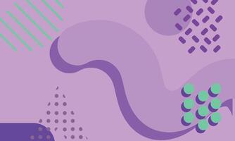 Flat design of abstract geometric background vector