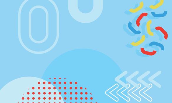 Flat design of abstract geometric background vector