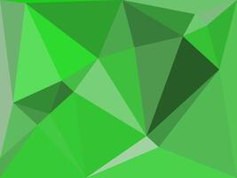 Green Polygonal Mosaic Background, Creative Design Templates. Abstract Background from Triangles vector