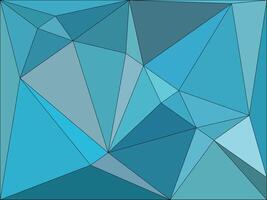 Light Blue Polygonal Mosaic Background, Creative Design Templates. Abstract Background from Triangles vector