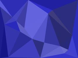 Dark Blue Polygonal Mosaic Background, Creative Design Templates. Abstract Background from Triangles vector