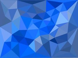 Blue Polygonal Mosaic Background, Creative Design Templates. Abstract Background from Triangles vector
