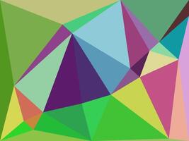 Multicolor Polygonal Mosaic Background, Creative Design Templates. Abstract Background from Triangles vector