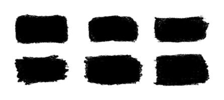 Set brush frames. Lines and Underline. Textbox. Speech. Border and scribble. Smear. Grunge dirty texture. Sketchy. . Chalked and black watercolor. Shapes. Elements. Hand drawn crayon. Doodle vector