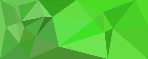 Green Geometric Abstract Background Low Poly Design vector