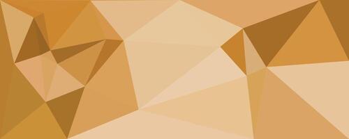 Brown Geometric Abstract Background Low Poly Design vector