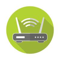 wifi router icon illustration design vector