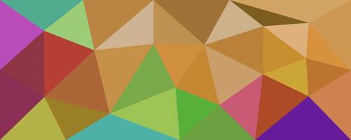 Modern geometric banner design vector