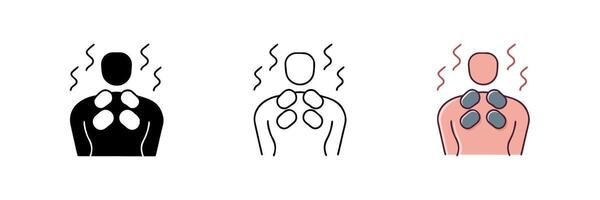 A set of four different types of people with different body shapes vector