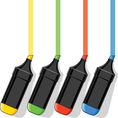 Markers illustration color