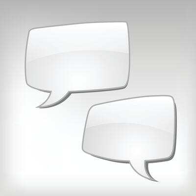text bubbles background